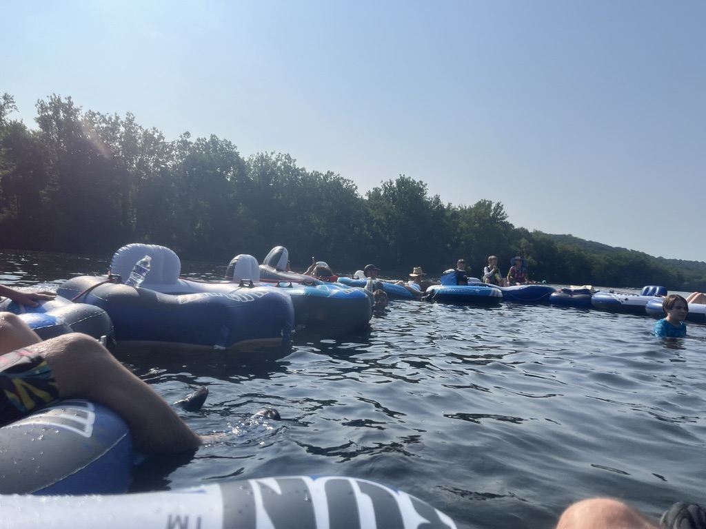 Tubing on the Delaware River